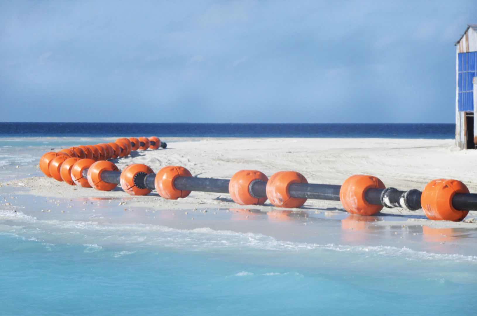 Vente de pipeline de tuyaux flottants d'huile de boue de sable de HDPE de dragage d'industrie maritime