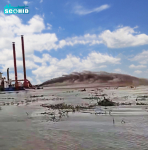 SCO HID a personnalisé la drague suceuse à coupeur de 8 pouces pour le dragage de sable professionnel