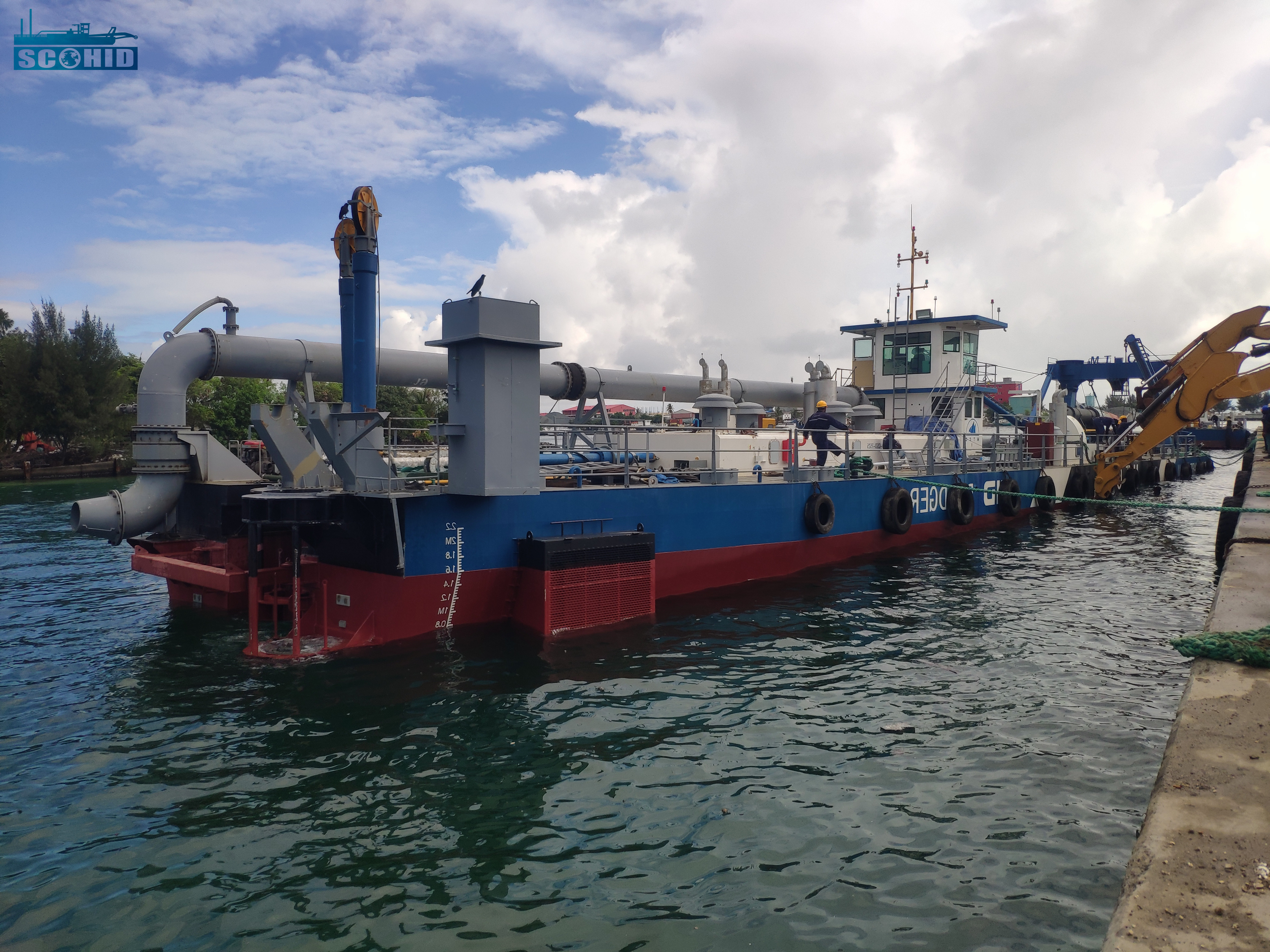 Le chantier naval SCO HID lance la drague suceuse à coupe lourde de grande capacité CSD750