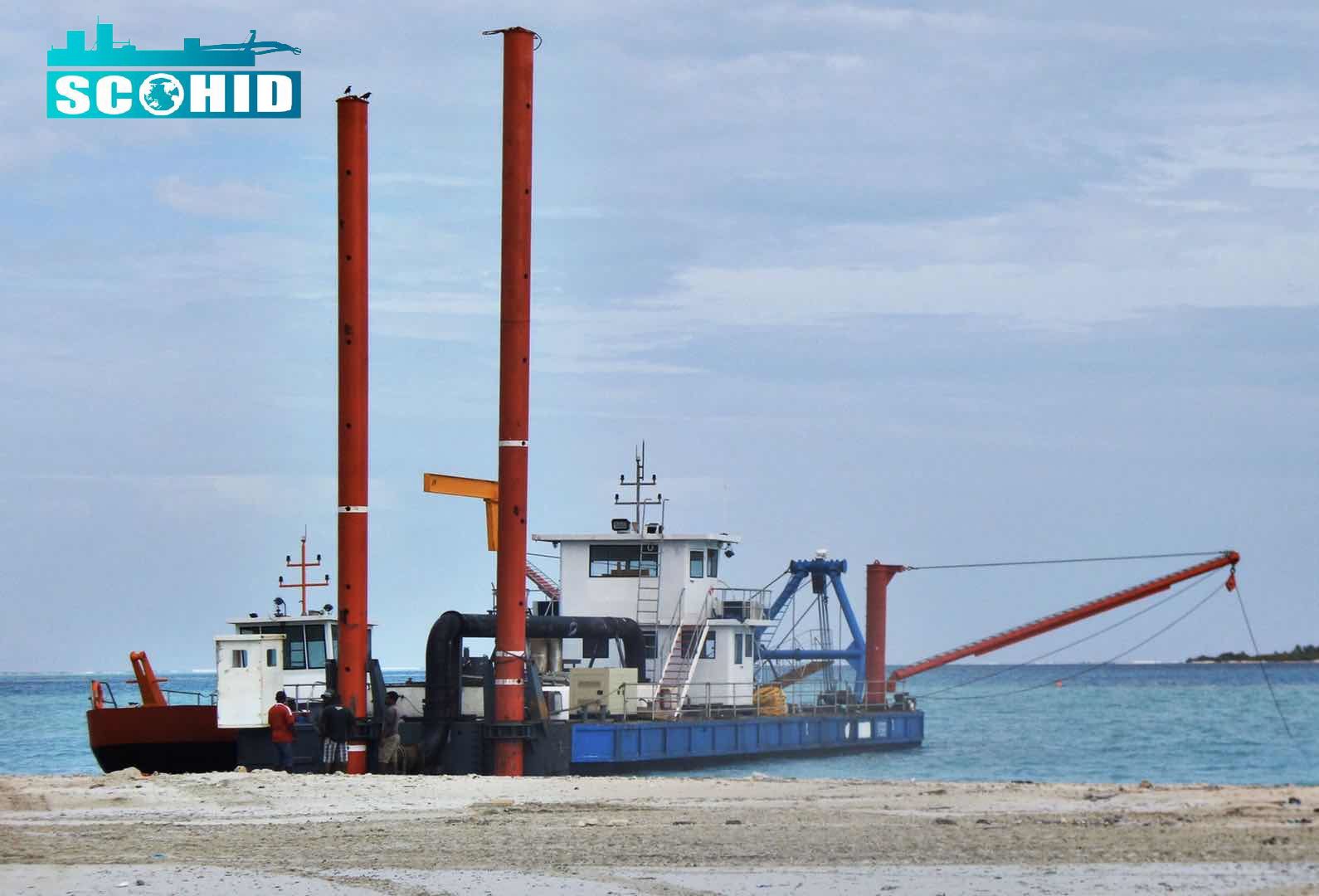 Machine d'aspiration de coupeur CSD500 pour le projet d'extraction de sable de rivière