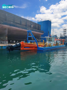 Drague suceuse à coupeur SCO HID-CSD-3012 pour l'exploitation minière de sable/récifs coralliens