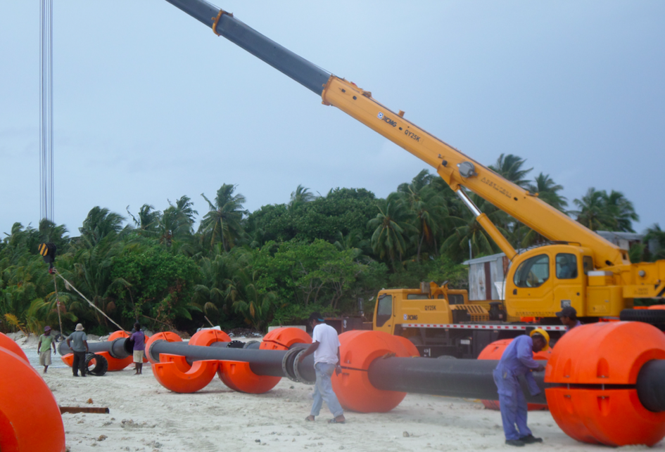 Vente de pipeline de tuyaux flottants d'huile de boue de sable de HDPE de dragage d'industrie maritime