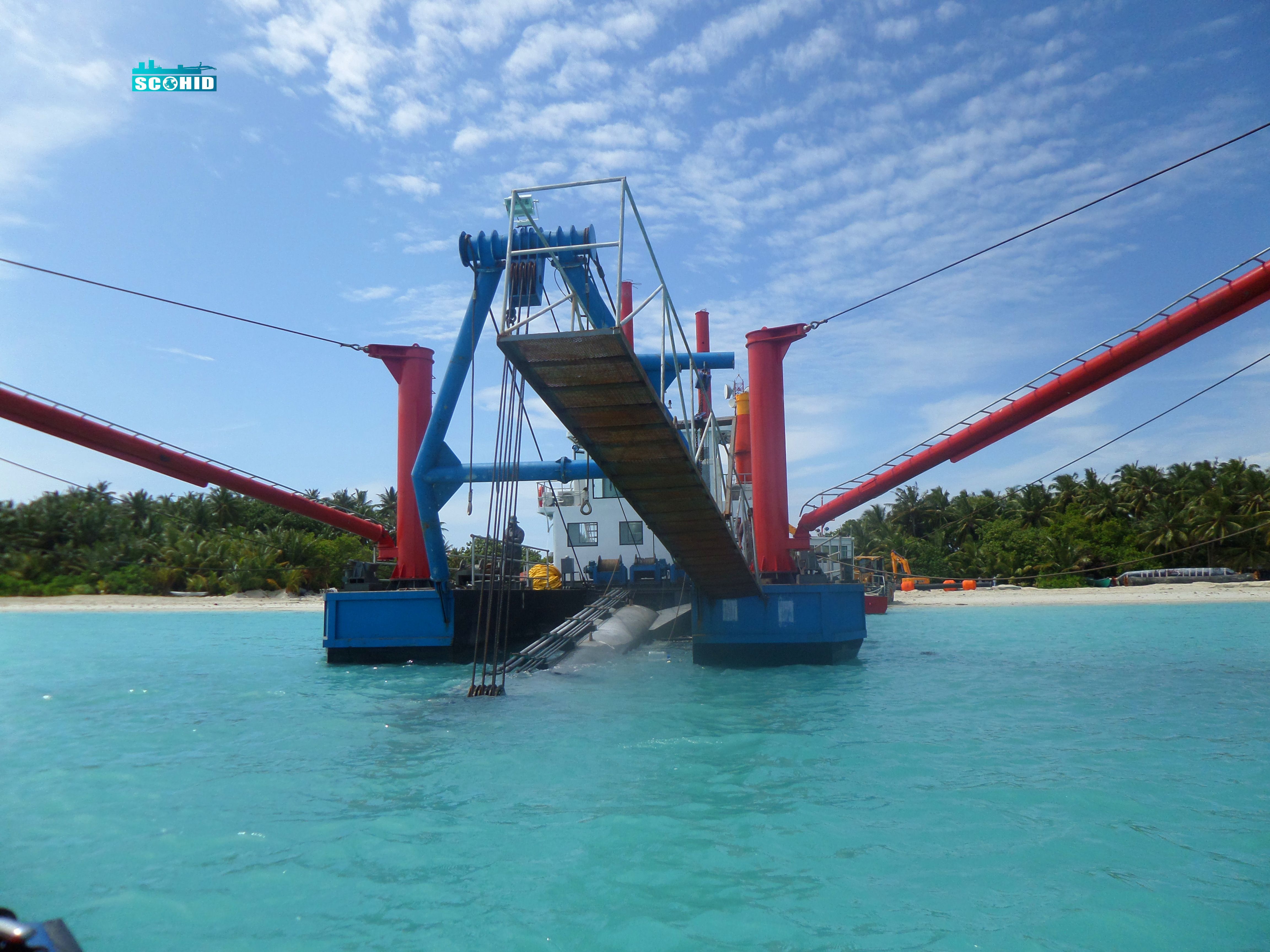 Machine d'aspiration de coupeur CSD500 pour le projet d'extraction de sable de rivière