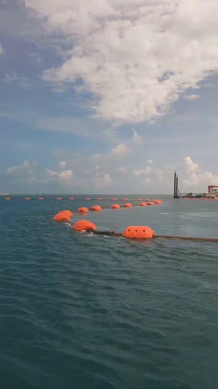 Vente de pipeline de tuyaux flottants d'huile de boue de sable de HDPE de dragage d'industrie maritime