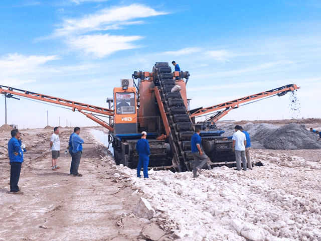 Nouveaux types d'équipement minier pour l'extraction du sel